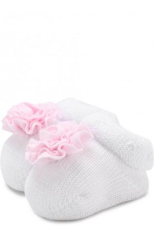 Хлопковые носки с декором Aletta. Цвет: розовый