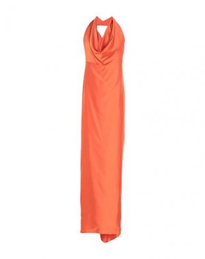 Длинное платье DRESSISM.. Цвет: оранжевый