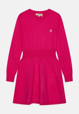 Трикотажное платье Dress , цвет pink fluo TWINSET