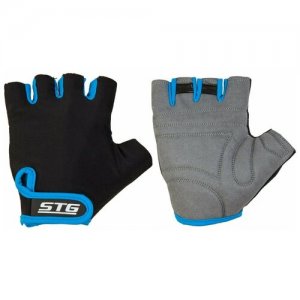 Перчатки, размер M, черный, синий STG. Цвет: синий/черный