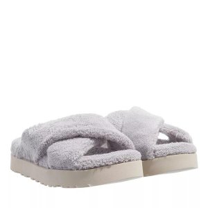 Туфли w fuzz sugar terry cross slide metal Ugg, серый UGG