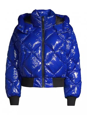 Глянцевая куртка-бомбер Bankhead , цвет cobalt Moose Knuckles