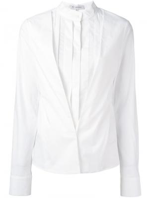 Рубашка в стиле пиджака Io Ivana Omazic. Цвет: белый
