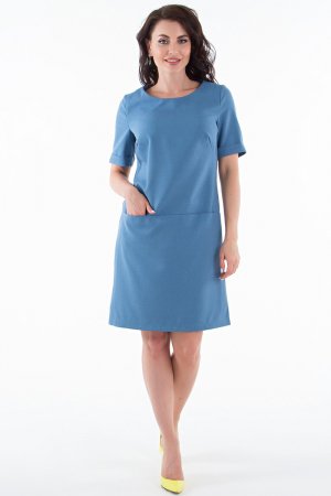 Платье LT COLLECTION. Цвет: голубой