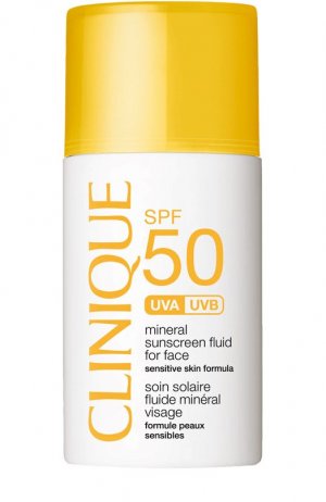 Солнцезащитный минеральный флюид для лица с SPF50 (30ml) Clinique. Цвет: бесцветный
