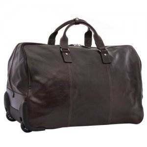 Сумка дорожная тележка для багажа , 2 шт., 32х59х41 см, коричневый Bruno Perri. Цвет: коричневый