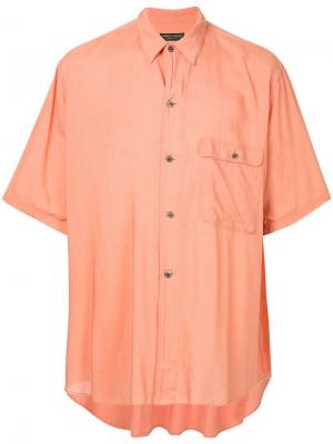 Рубашка с коротким рукавом Comme Des Garçons Vintage. Цвет: розовый и фиолетовый