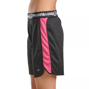 Женские баскетбольные шорты из сетки , черный/белый Spalding