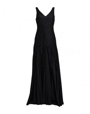 Длинное платье OMAI. Цвет: черный