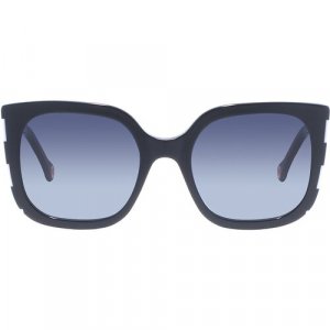 Солнцезащитные очки Carolina Herrera 0128-S 80S, черный. Цвет: черный