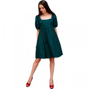 Платье , размер 44-46, зеленый ONateJ. Цвет: зеленый
