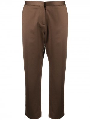 Укороченные брюки Marni. Цвет: коричневый