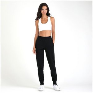 Спортивные женские брюки джоггеры, размер 48, черные Argo Classic. Цвет: черный