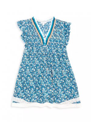 Мини-платье Sasha для маленьких девочек и , синий Poupette St Barth