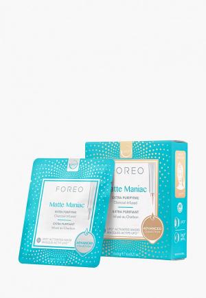 Набор масок для лица Foreo UFO Mask Matte Maniac, 6 шт. х г. Цвет: прозрачный