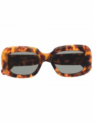 Солнцезащитные очки Virgo в оправе черепаховой расцветки Retrosuperfuture. Цвет: коричневый