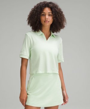 Рубашка-поло свободного кроя Swiftly Tech , зеленый Lululemon