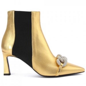 Ботинки Pollini. Цвет: золотой