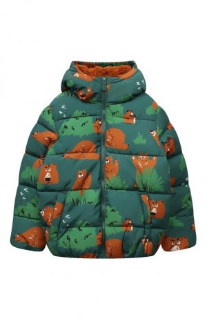 Утепленная куртка Stella McCartney. Цвет: зелёный