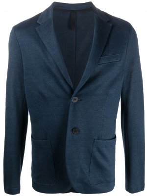 Однобортный пиджак Harris Wharf London. Цвет: синий