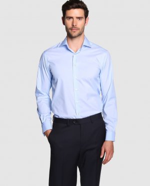 Мужская рубашка Regular , светло-синий Mirto