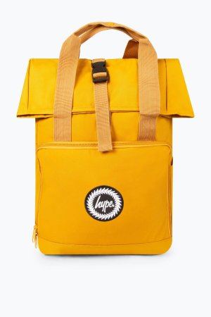 Рюкзак для ноутбука с откидной крышкой из переработанных материалов, желтый Hype