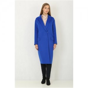 Пальто , размер 48/170, синий Lea Vinci. Цвет: красный
