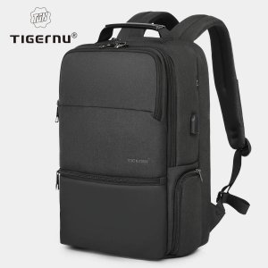Расширяемый рюкзак для мужчин 15,6-19 дюймов рюкзаки ноутбука мужской дорожный сумка 38л большая вместительная деловая Tigernu