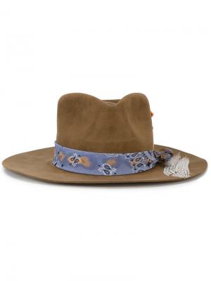 Шляпа с банданой Bandito Nick Fouquet. Цвет: коричневый