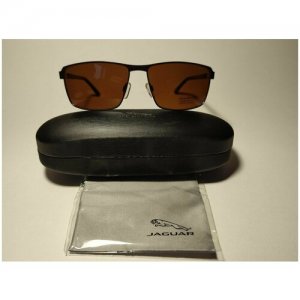 Солнцезащитные очки 37350-1042 Jaguar. Цвет: коричневый