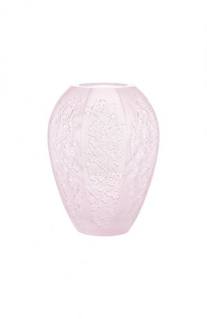 Ваза Sakura Lalique. Цвет: розовый