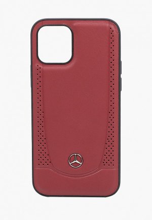 Чехол для iPhone Mercedes-Benz 12/12 Pro (6.1). Цвет: бордовый