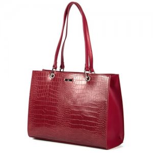 Женская сумка OLA, выполненная из экокожи, надежного практичного материала, на каждый день, вечерняя OLA by David Jones G-20203. Цвет: красный