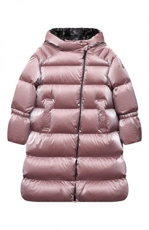 Пуховое пальто Odetta Moncler. Цвет: розовый