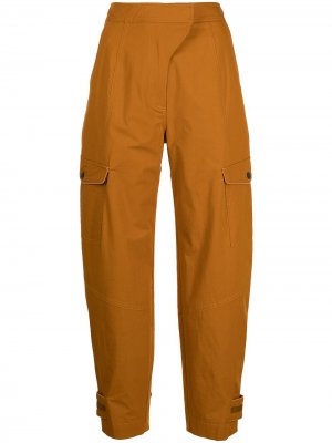Зауженные брюки карго Heidi Jonathan Simkhai. Цвет: коричневый