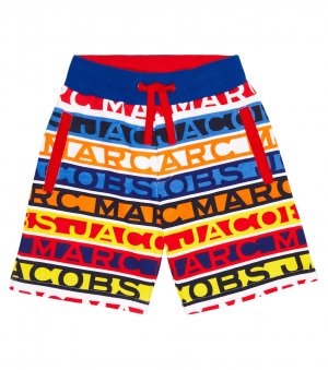 Шорты из хлопкового джерси с логотипом, разноцветный Marc Jacobs