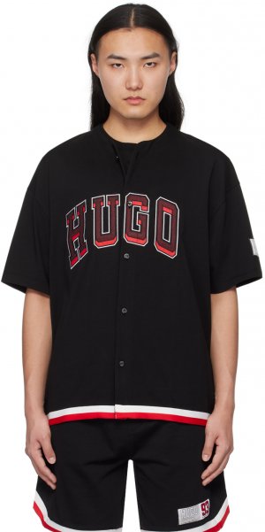 Черная баскетбольная рубашка Hugo