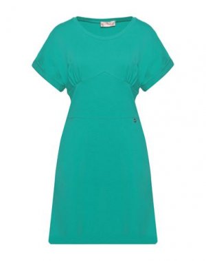 Короткое платье ANIMAGEMELLA. Цвет: светло-зеленый