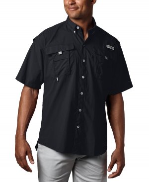 Мужская рубашка с коротким рукавом big & tall bahama ii , черный Columbia