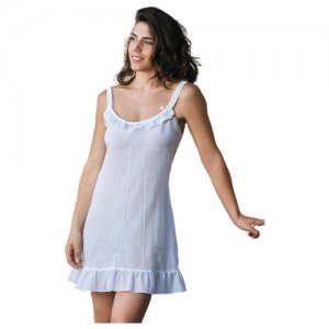 Ночная сорочка женская 5655 / Итальянское качество Giotto. Цвет: белый
