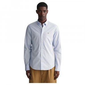 Рубашка с длинным рукавом Slim Fit Poplin, белый Gant