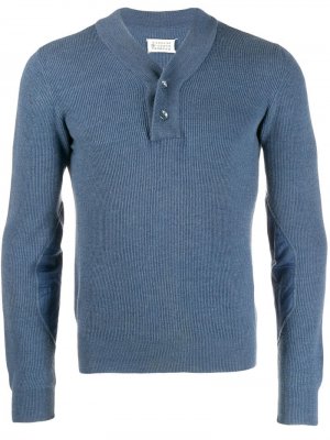 Пуловер в рубчик Maison Martin Margiela Pre-Owned. Цвет: синий