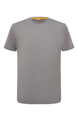 Хлопковая футболка Svevo. Цвет: серый