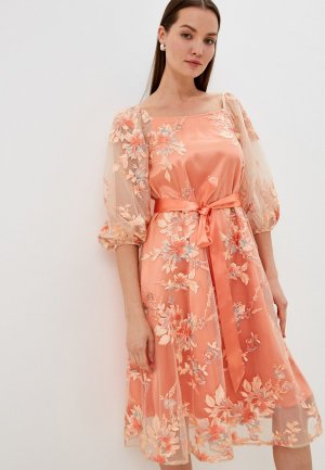 Платье Sienna. Цвет: коралловый