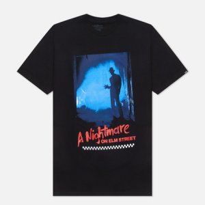Мужская футболка x Horror Freddy Krueger Vans. Цвет: чёрный