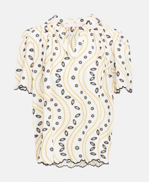Рубашка блузка Valérie Khalfon, цвет Wool White KHALFON