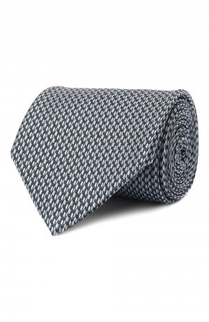 Шелковый галстук Brioni. Цвет: голубой