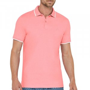 Хлопковая рубашка-поло с короткими рукавами , цвет rosa Impetus