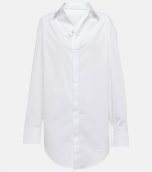 Рубашка из хлопкового поплина ALAÏA, белый Alaïa