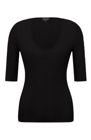 Кашемировый пуловер Giorgio Armani. Цвет: чёрный